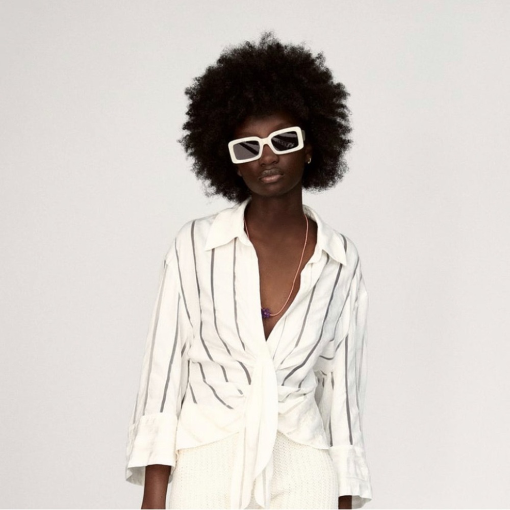 Zara Draped Blouse